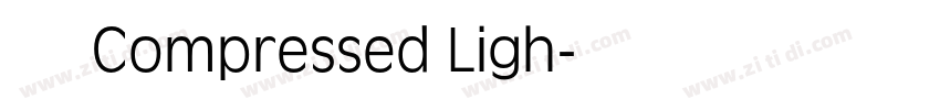 未來熒黑 Compressed Ligh字体转换